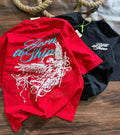 Angel Graphic Print Oversized T-Shirt
