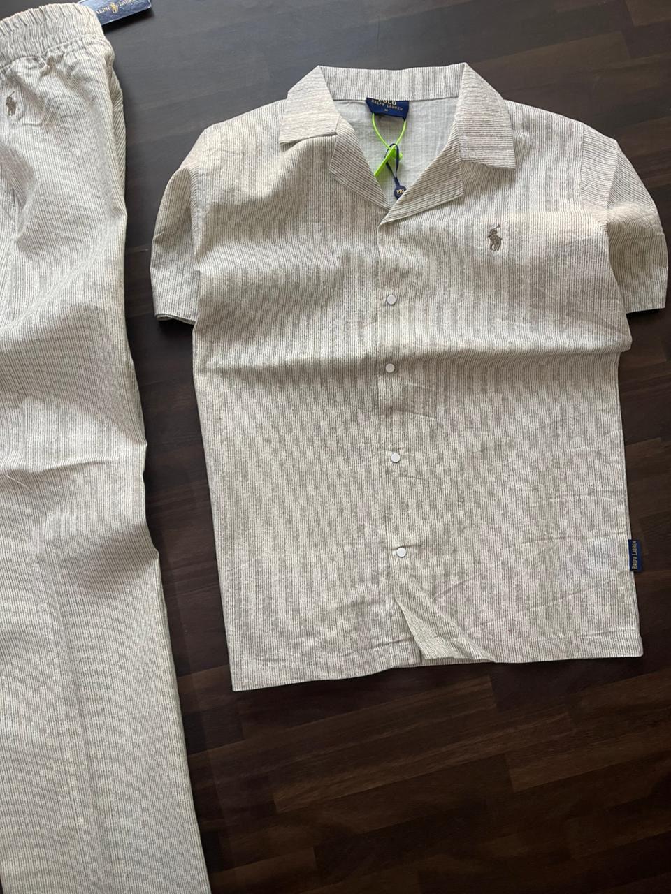 Solid Co-ord Set Men