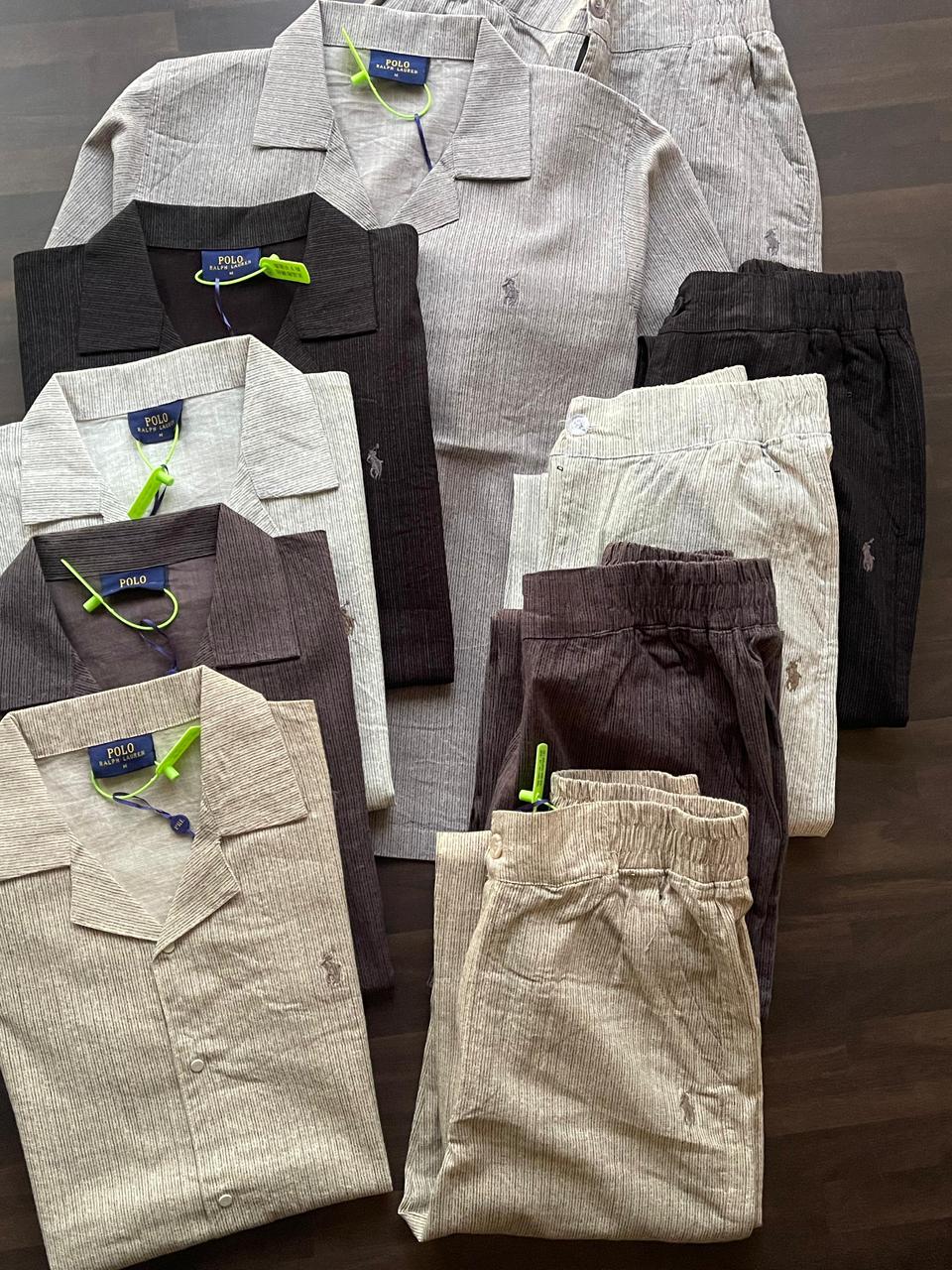 Solid Co-ord Set Men